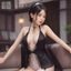 剧组场记的头像，年轻女性，片场工作服，专业感